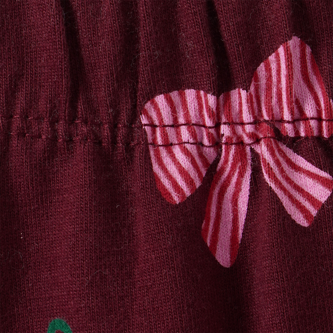 Mädchen Weihnachtsschlafanzug mit Prints