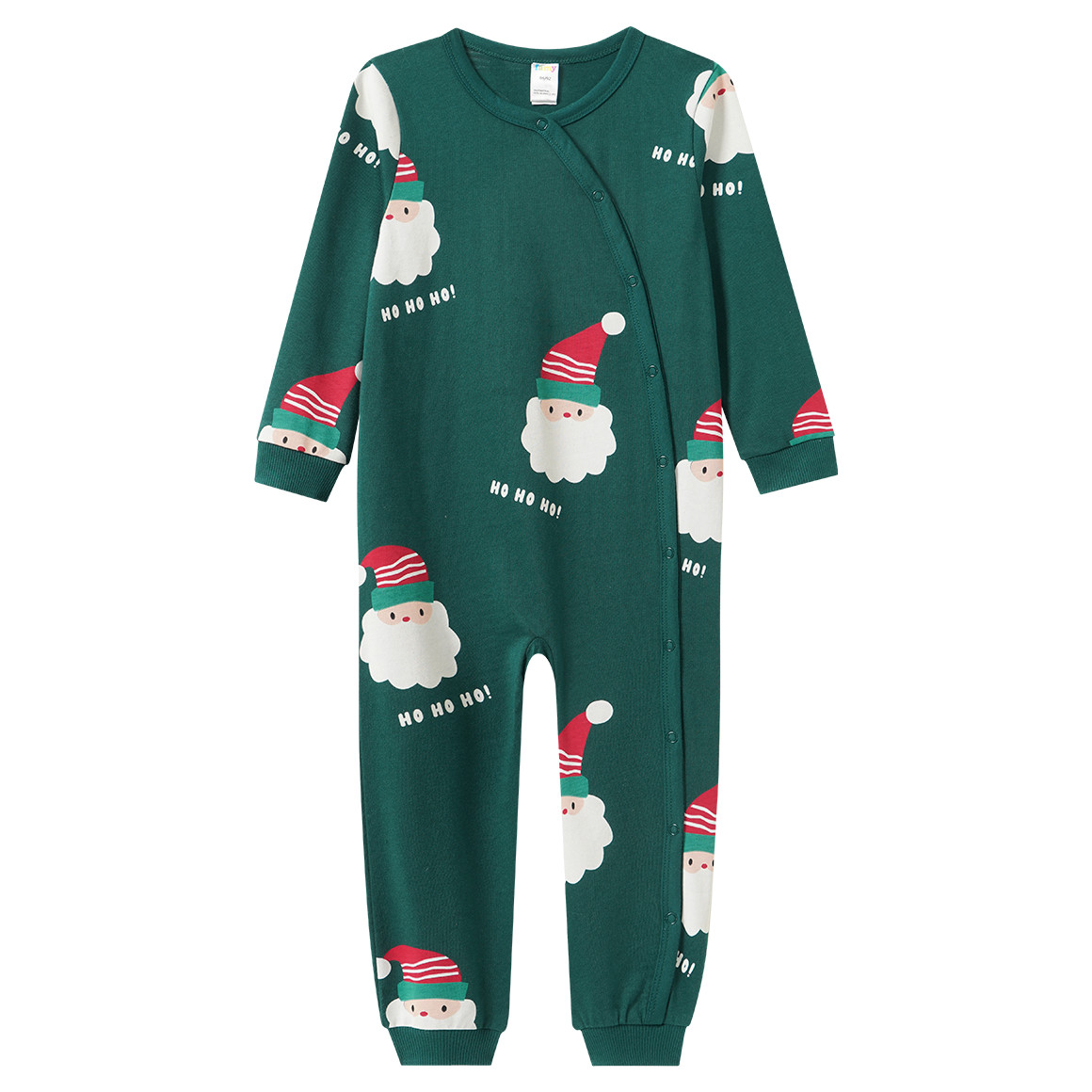 Baby Weihnachtsschlafanzug mit Allover-Print