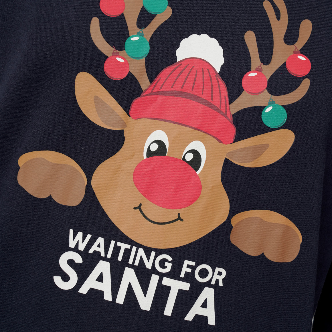 Damen Weihnachtsschlafanzug mit Print