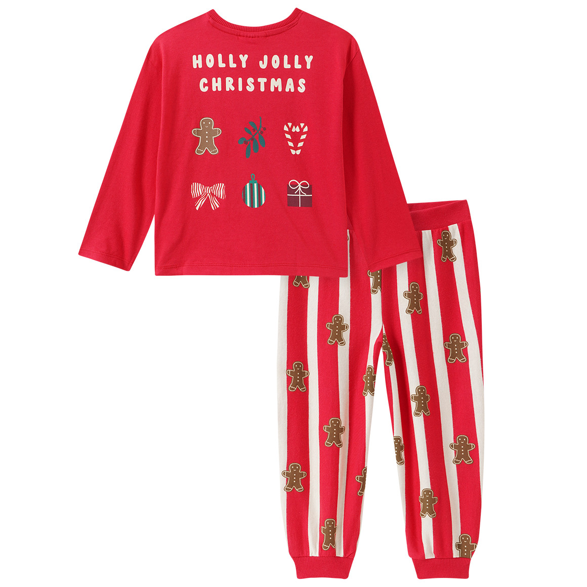Baby Weihnachtsschlafanzug mit Print
