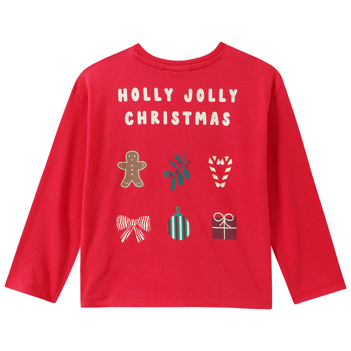 Baby Weihnachtsschlafanzug mit Print