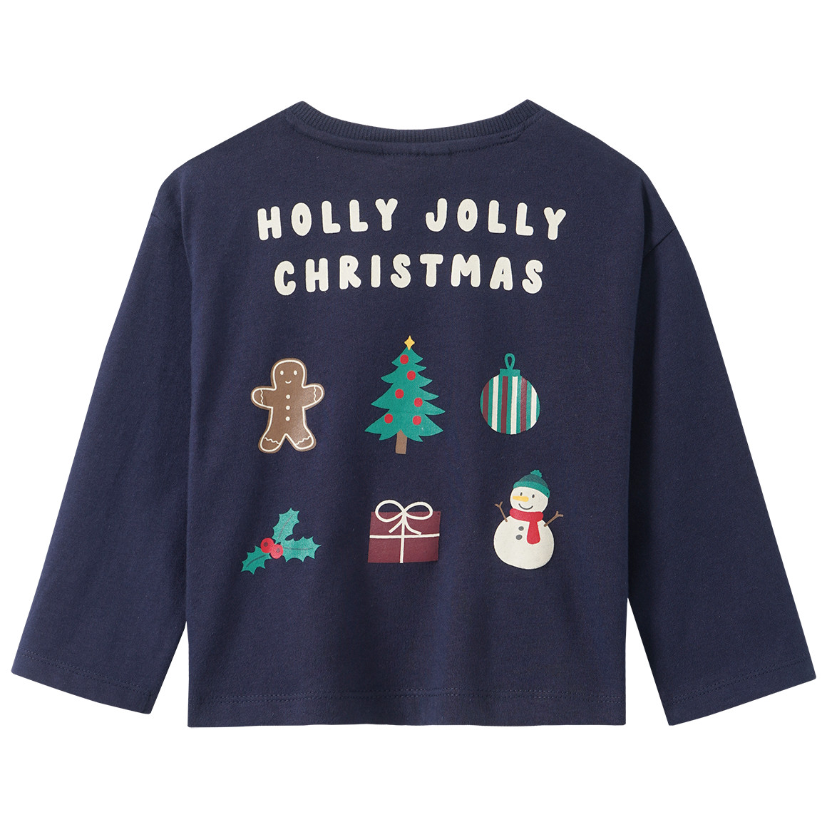 Baby Weihnachtsschlafanzug mit Print