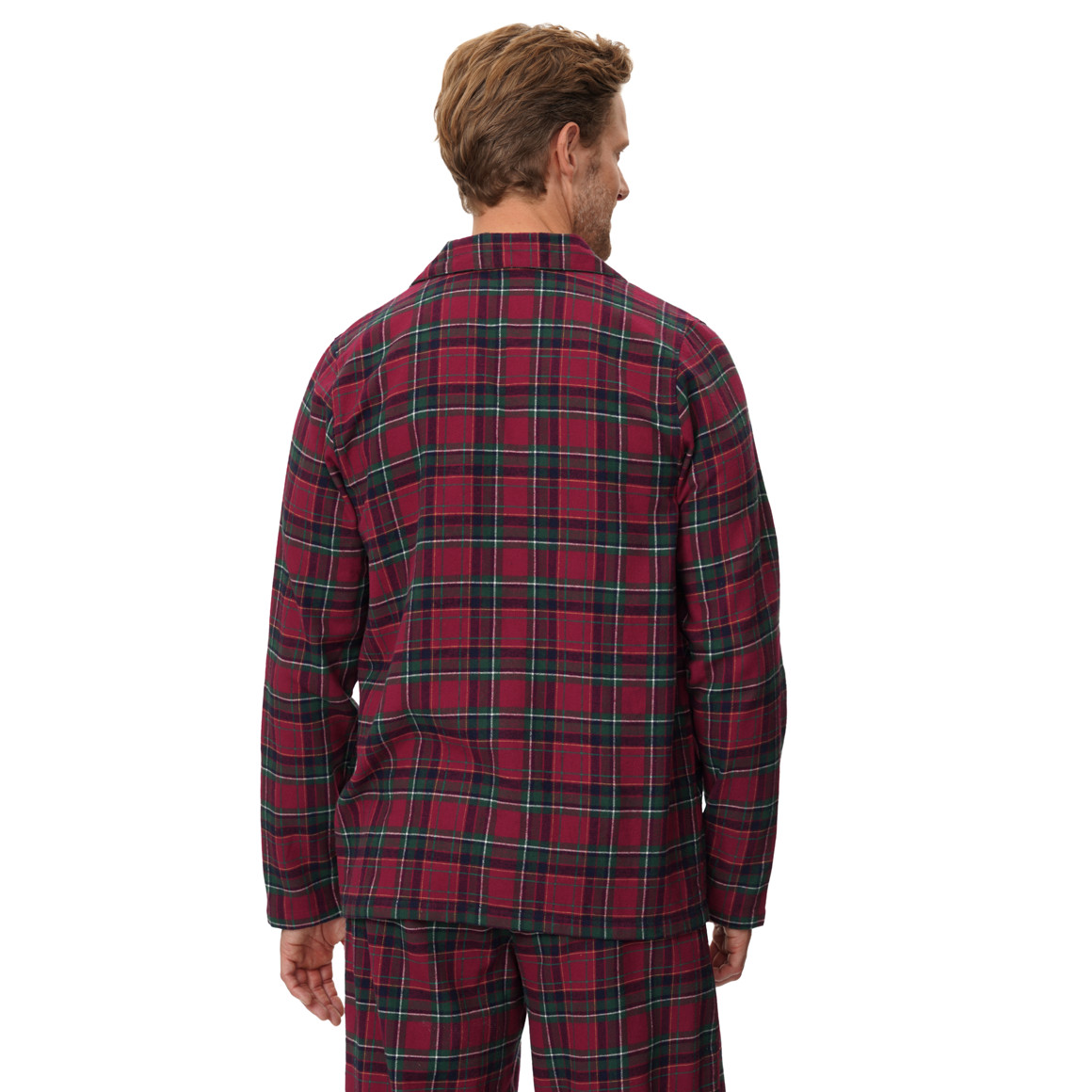 Herren Weihnachtsschlafanzug mit Stickerei