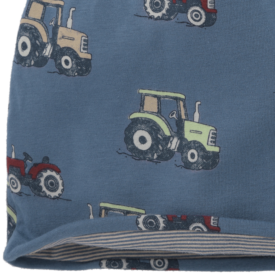 Jungen Mütze mit Traktor-Allover