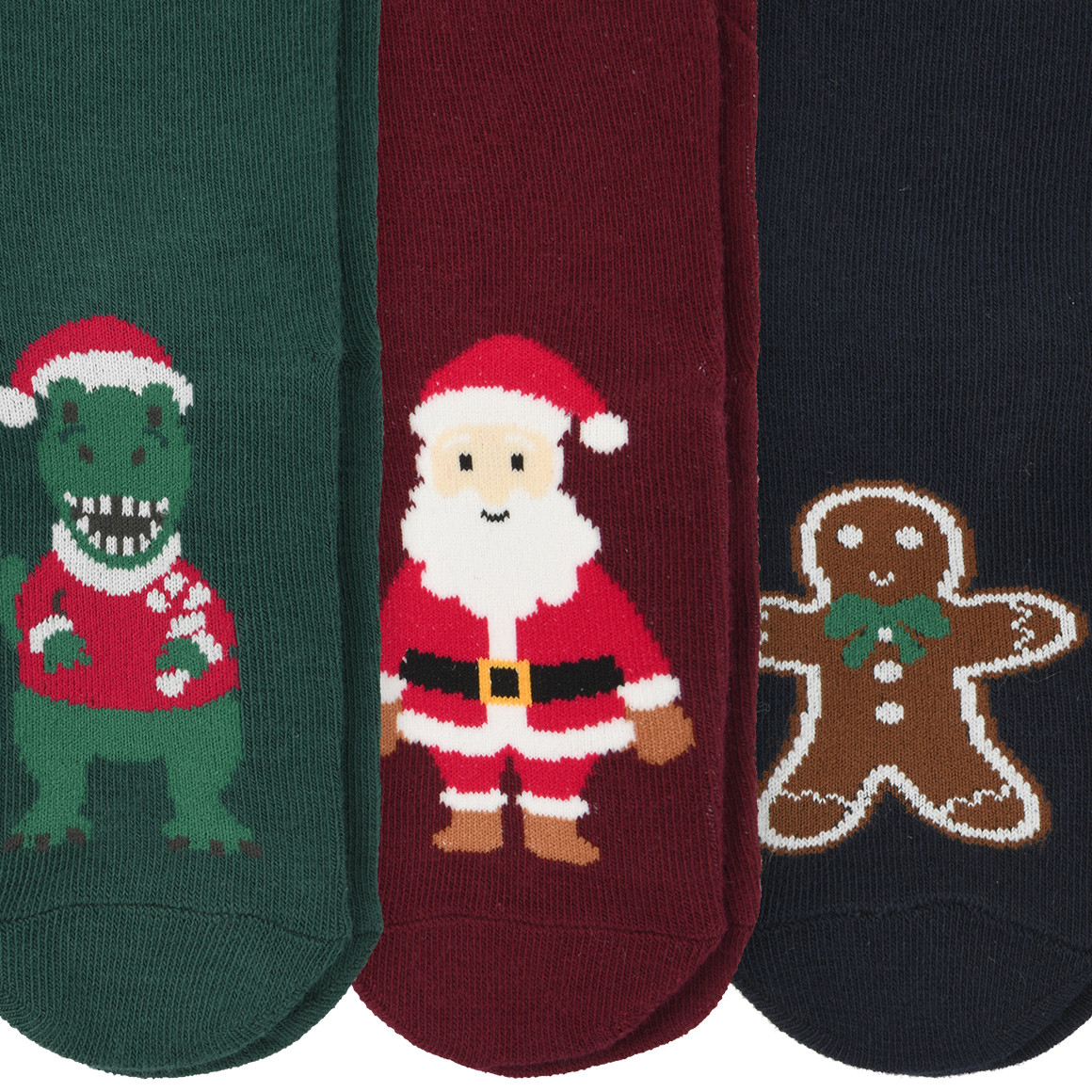 3 Paar Jungen Weihnachtssocken im Set