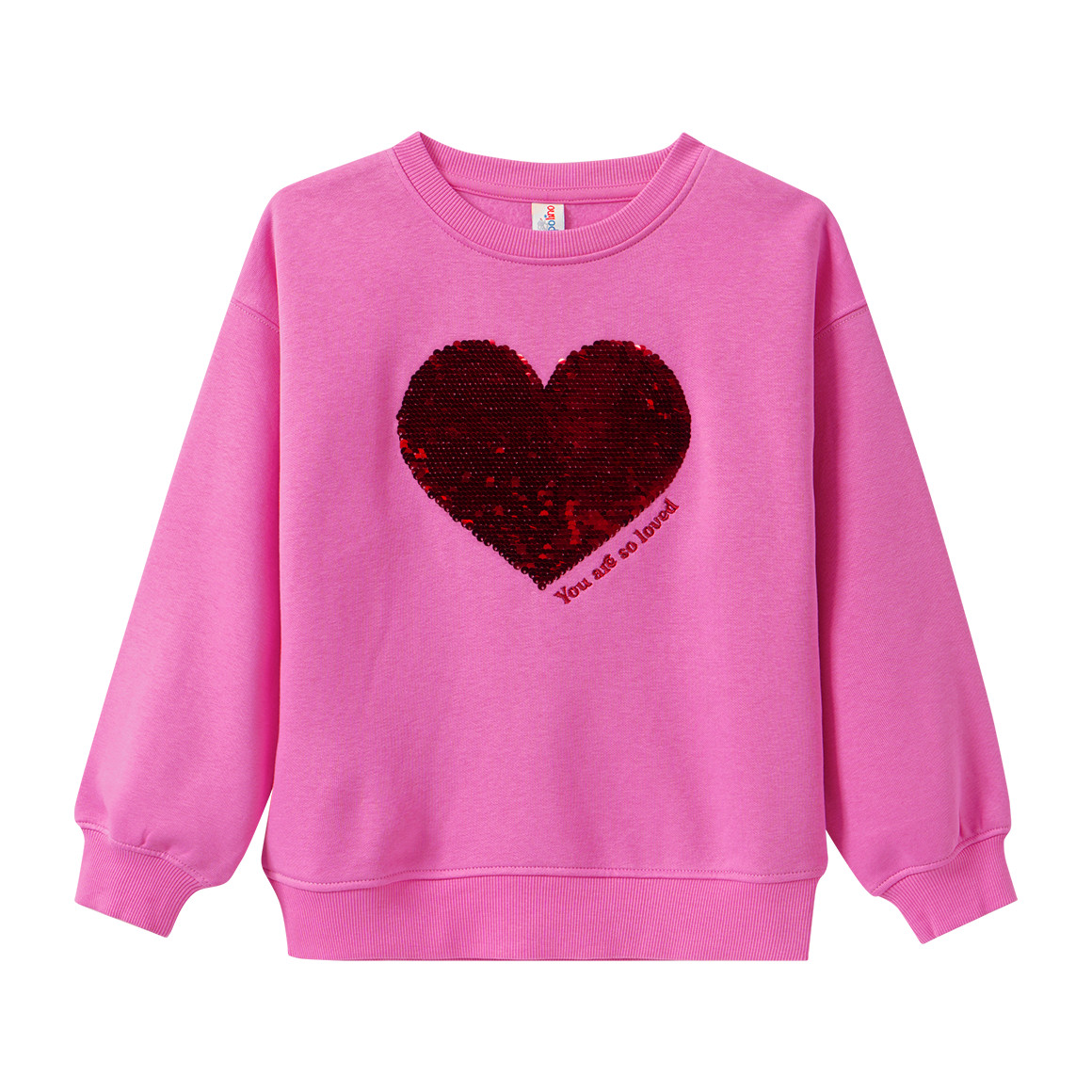 Mädchen Sweatshirt mit Wendepailletten