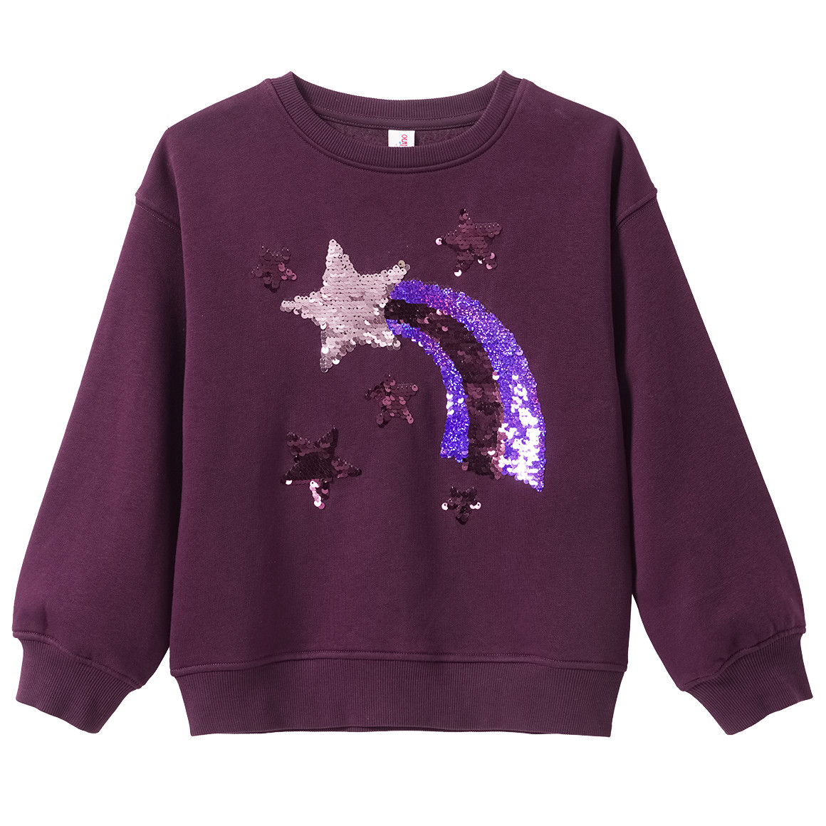 Mädchen Sweatshirt mit Wendepailletten