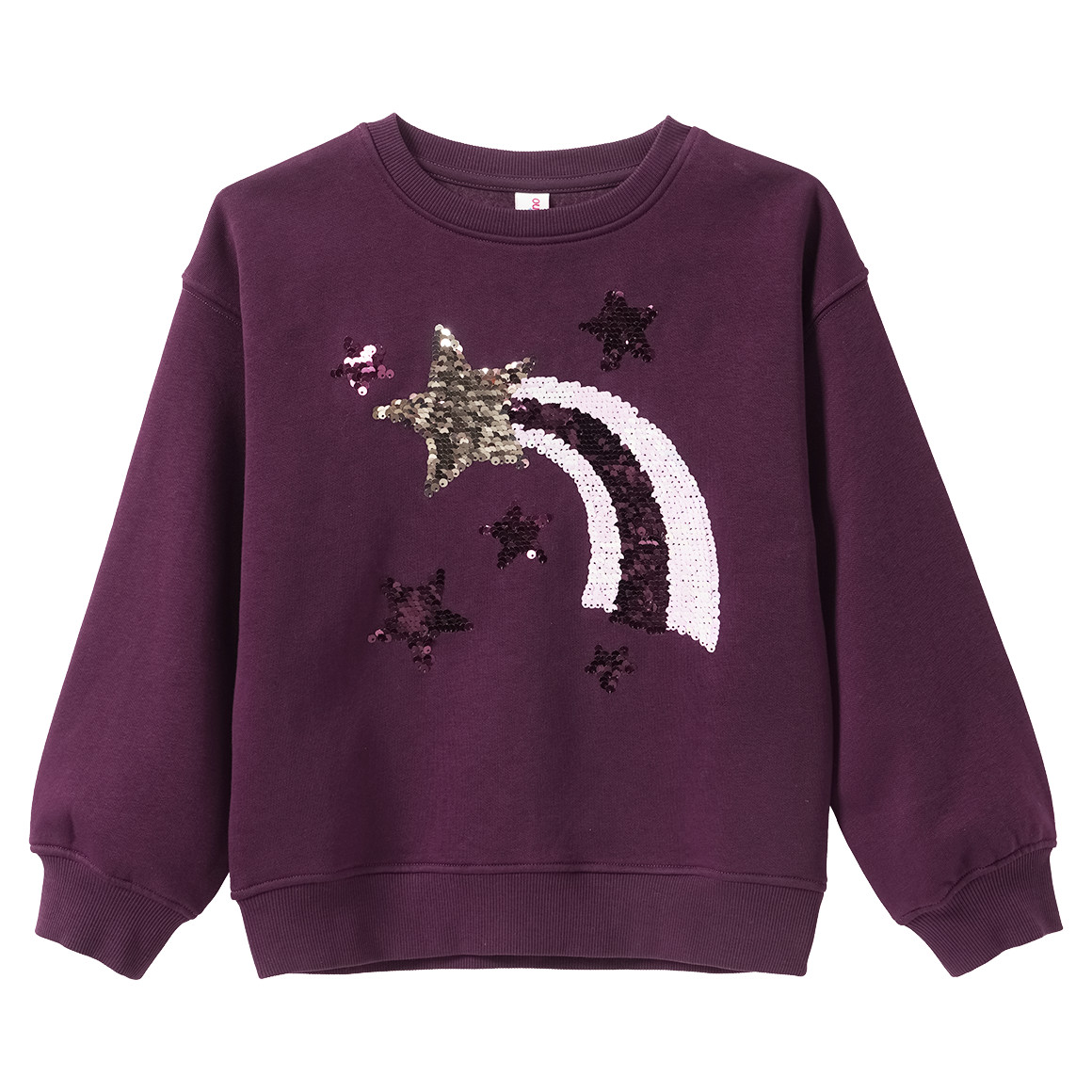 Mädchen Sweatshirt mit Wendepailletten
