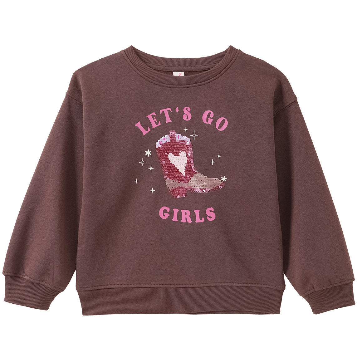 Mädchen Sweatshirt mit Wendepailletten