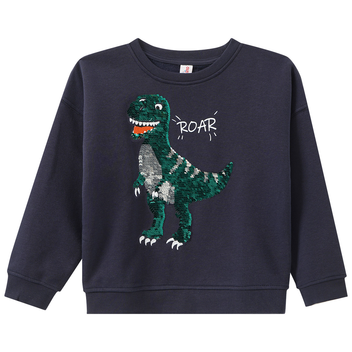Jungen Sweatshirt mit Wendepailletten