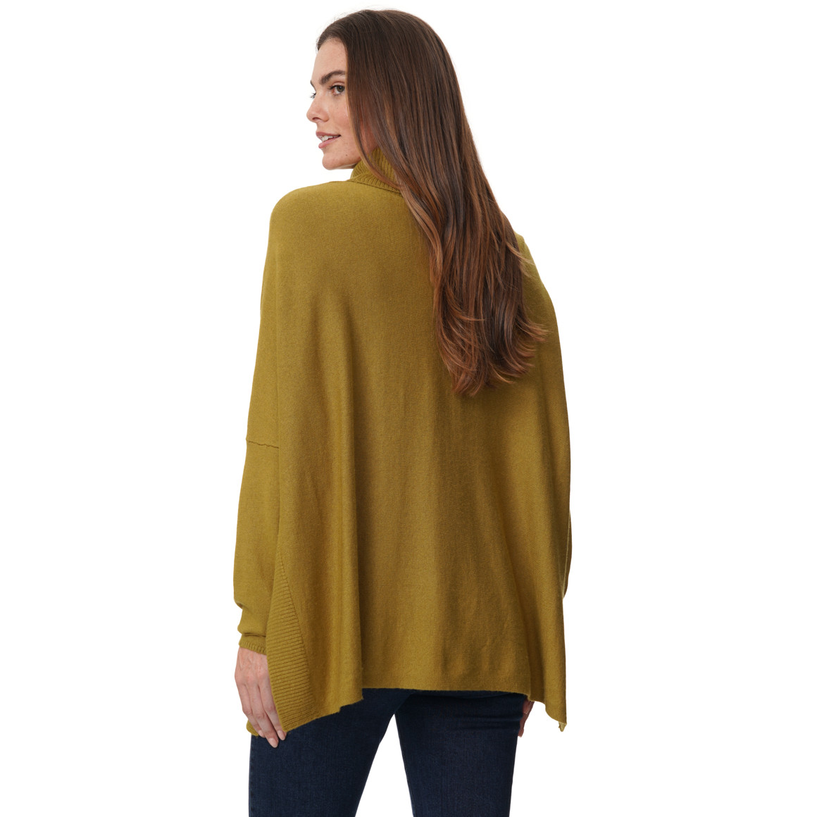 Damen Woll-Pullover mit Rollkragen