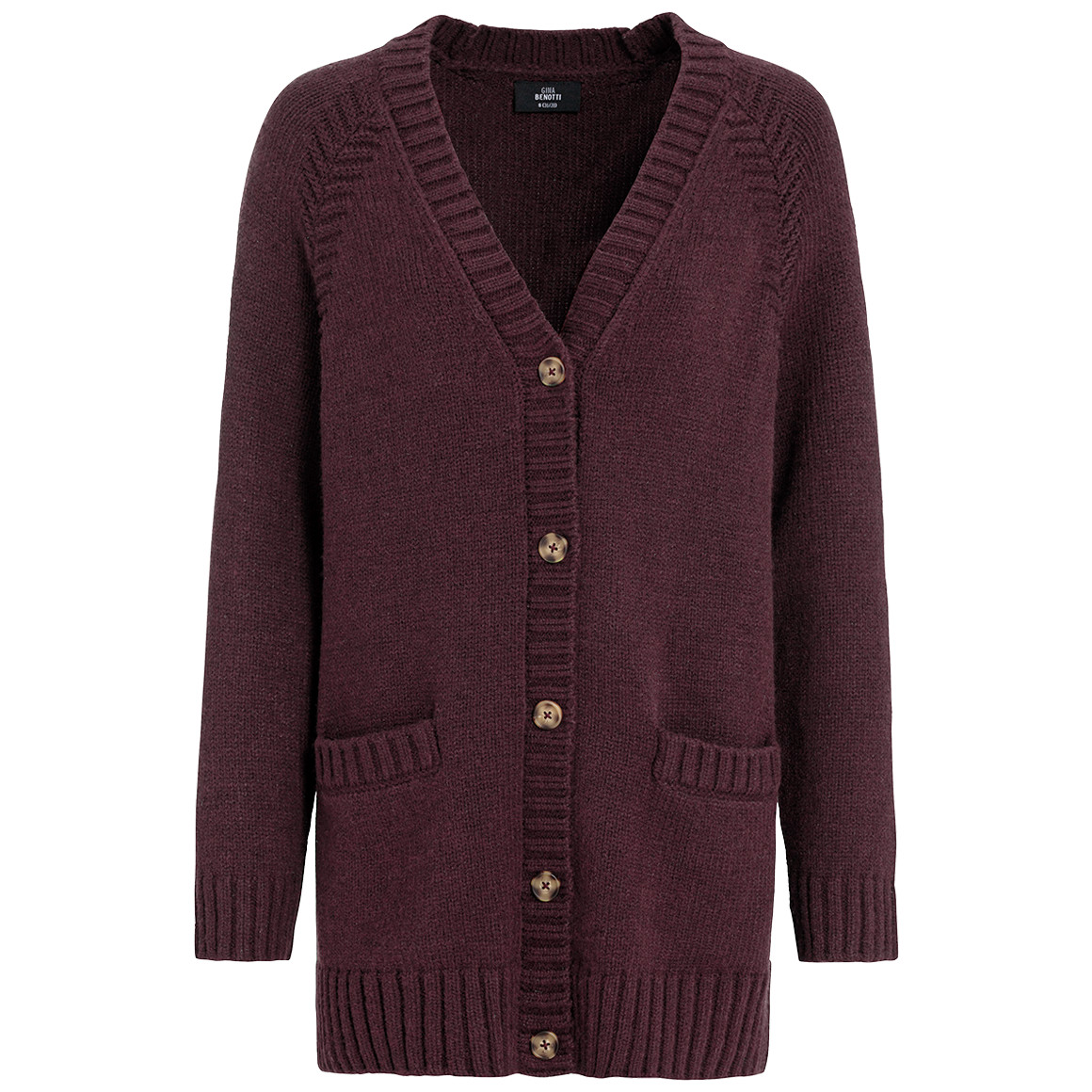Damen Strickjacke mit 2 Taschen