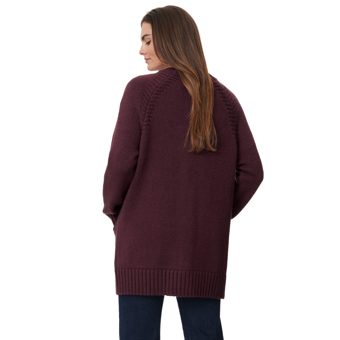 Damen Strickjacke mit 2 Taschen