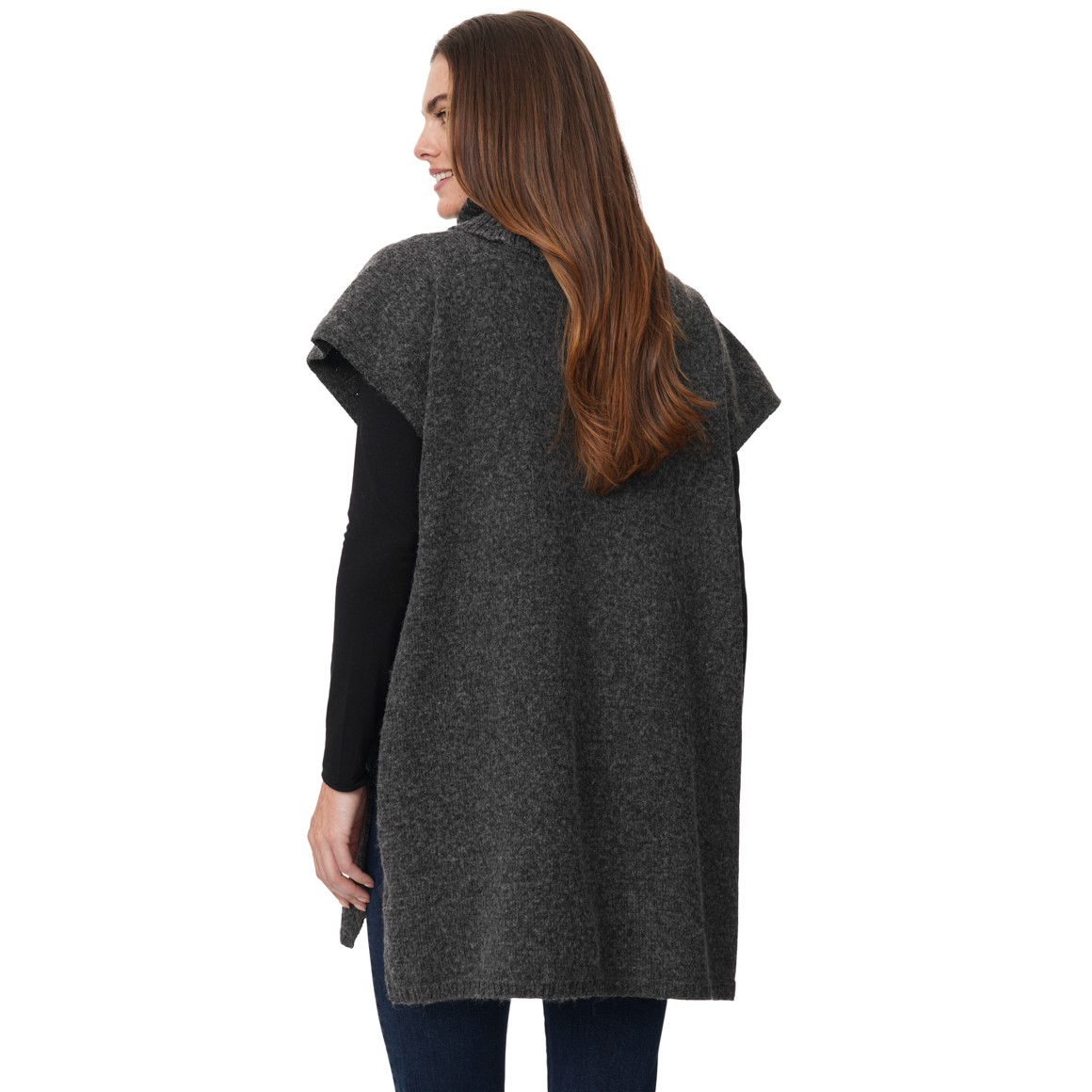 Damen Strickpullunder mit Rollkragen