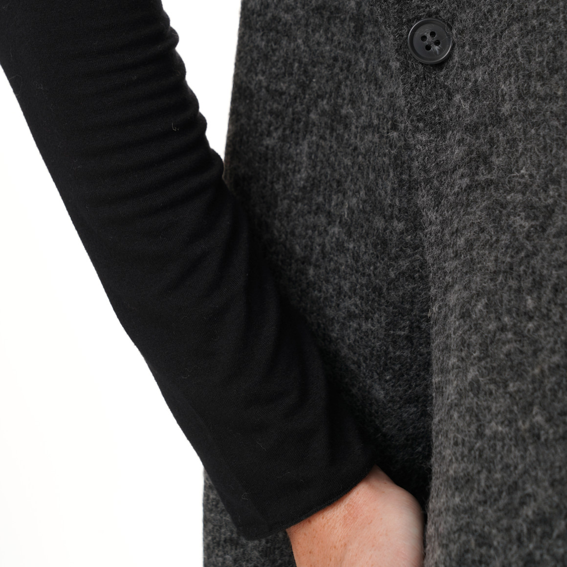 Damen Strickpullunder mit Rollkragen