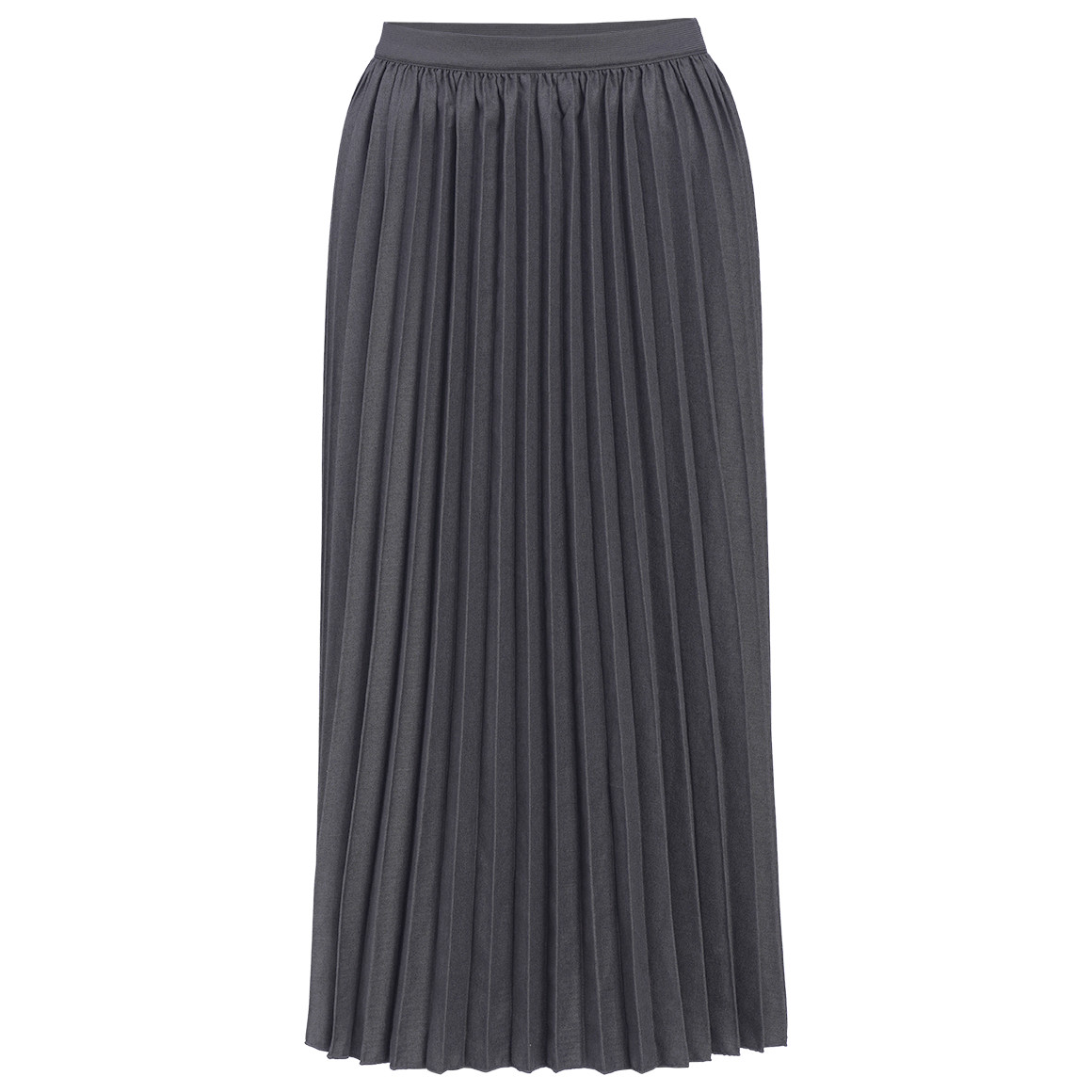 Damen Midirock mit Falten