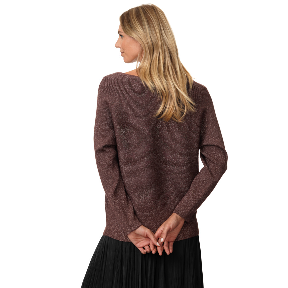 Damen Pullover mit Fledermausärmeln