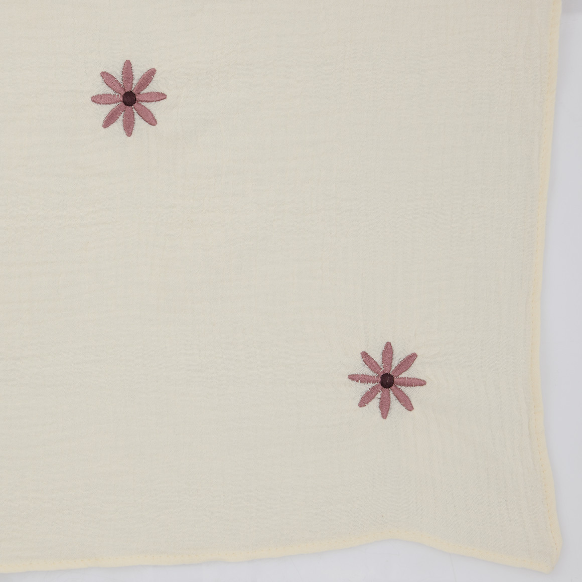Damen Musselin-Bandana mit Stickerei