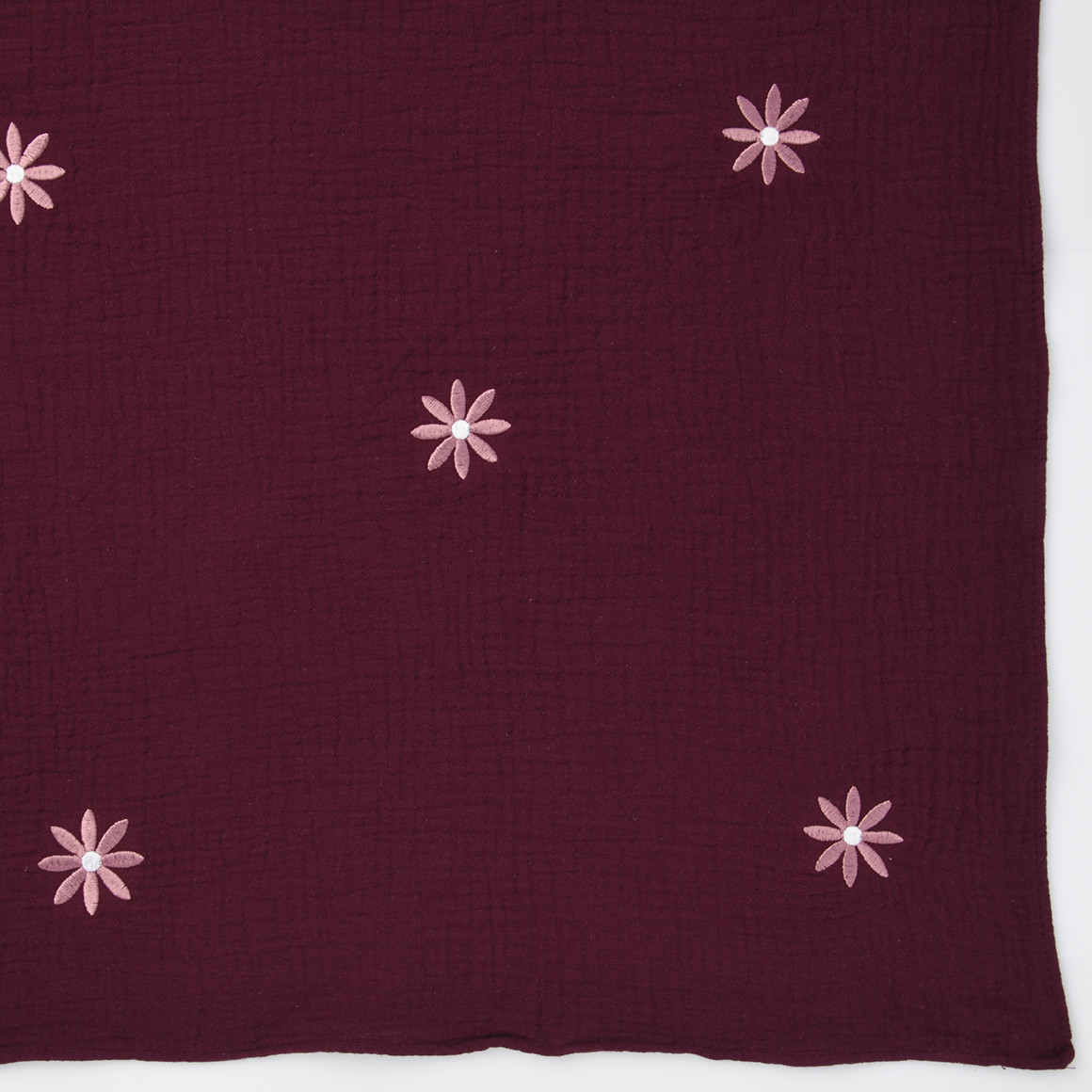 Damen Musselin-Bandana mit Stickerei