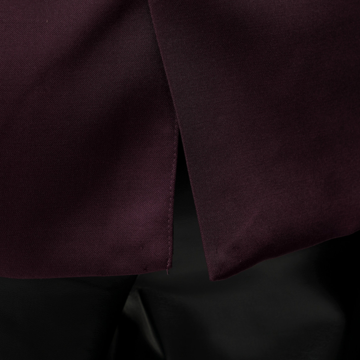 Damen Satin-Blazer mit doppelter Knopfreihe