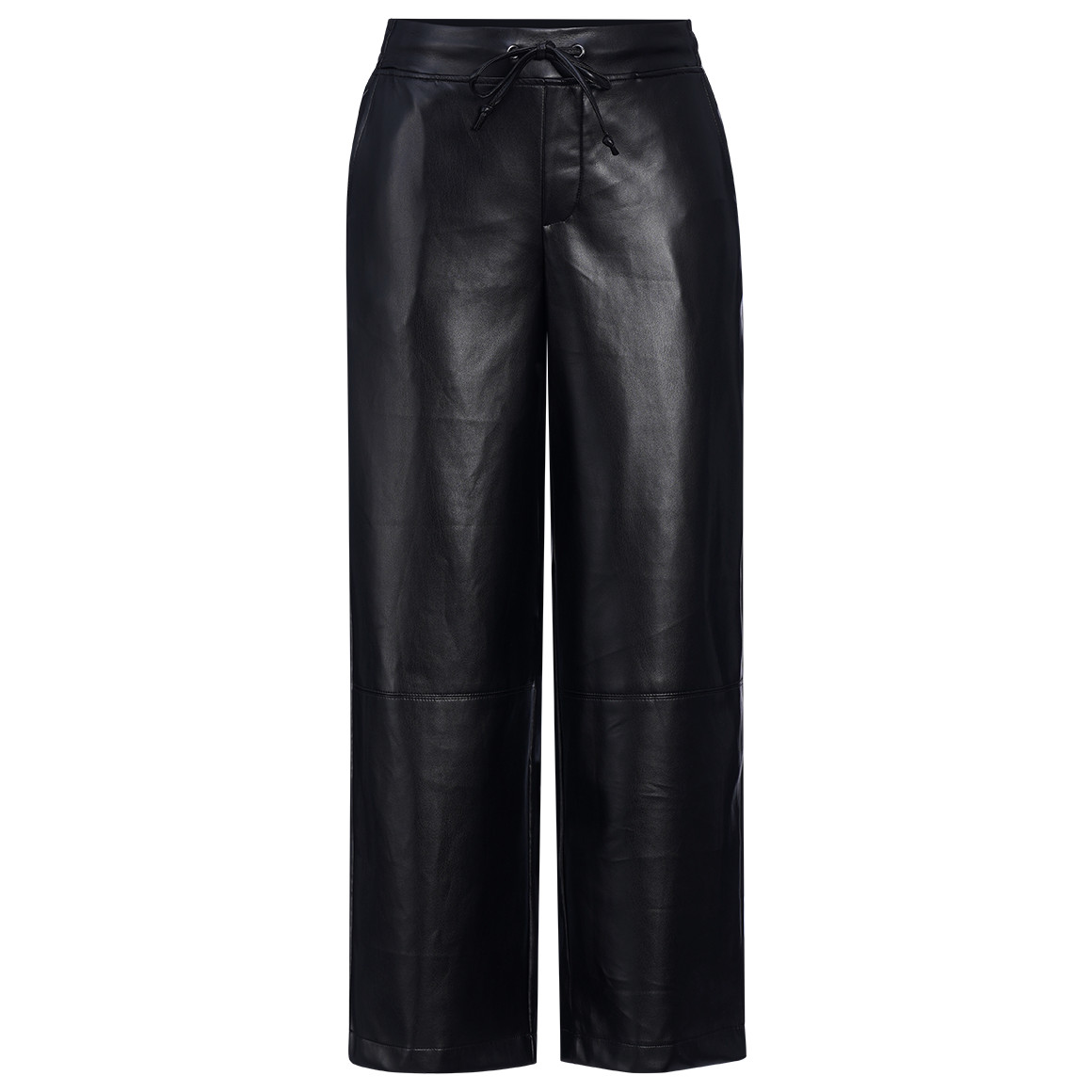 Damen Culotte aus Leder-Imitat