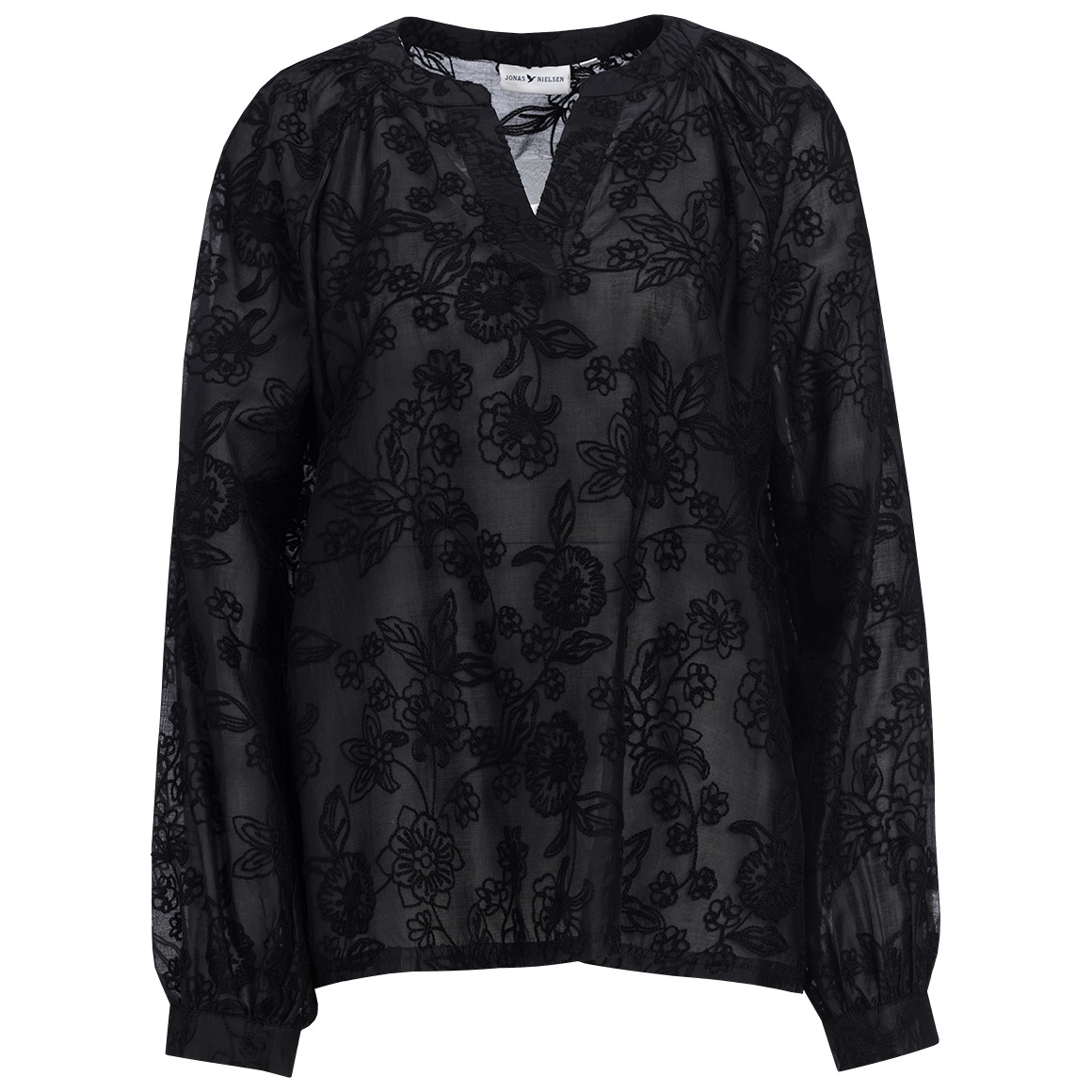 Damesblouse met borduursel