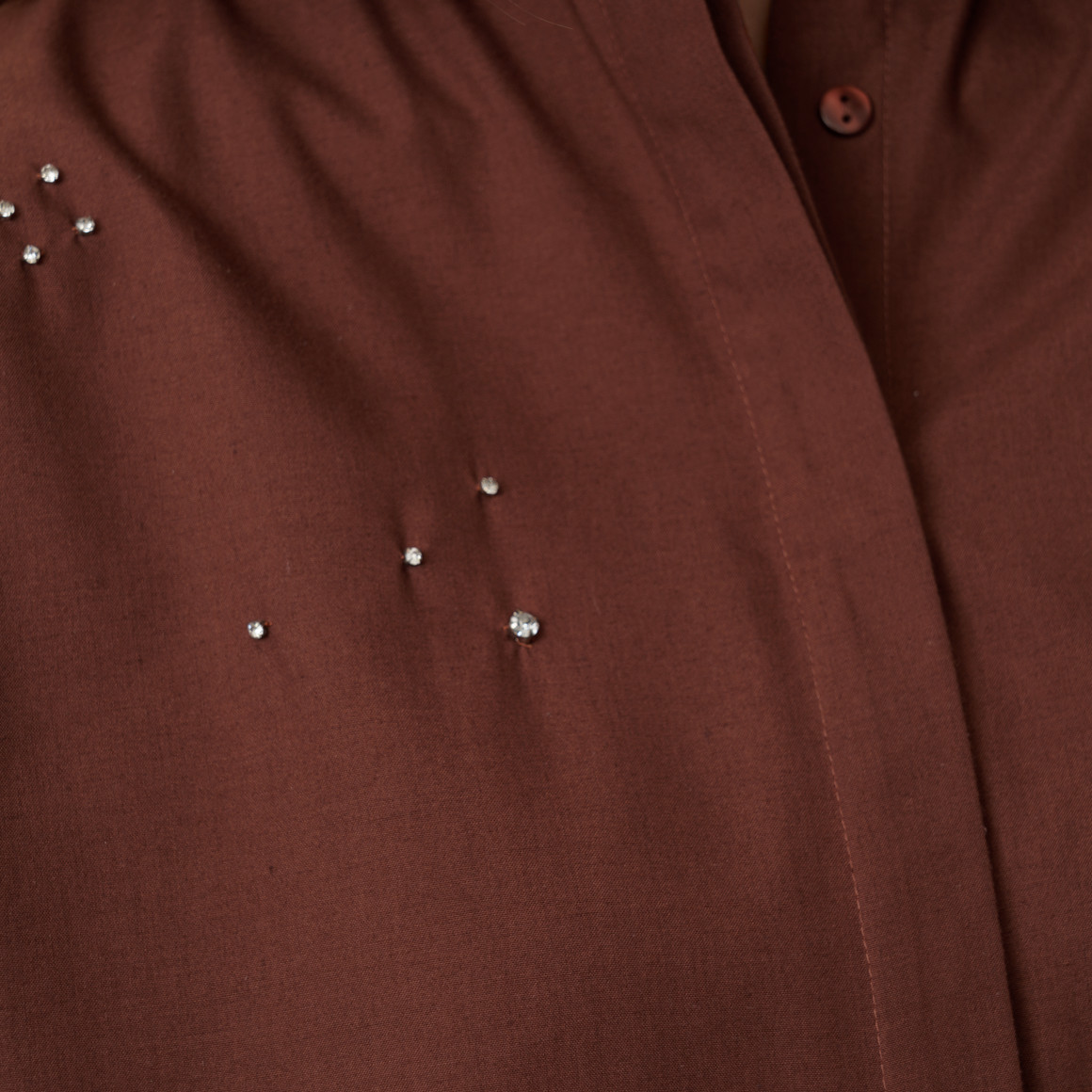 Damesblouse met strass-steentjes