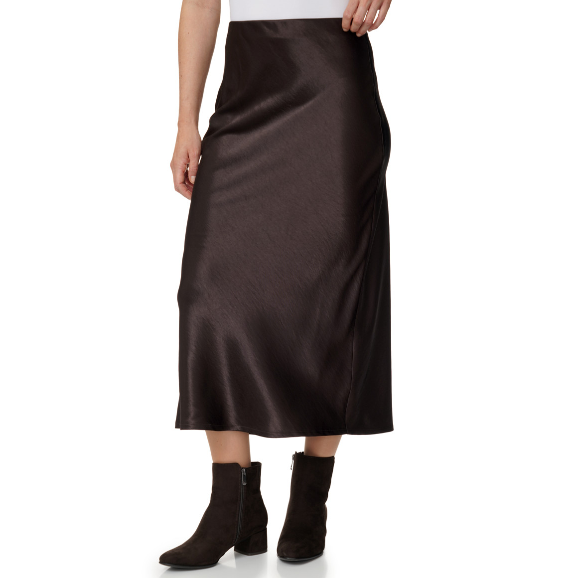 Damesrok met glanzende look