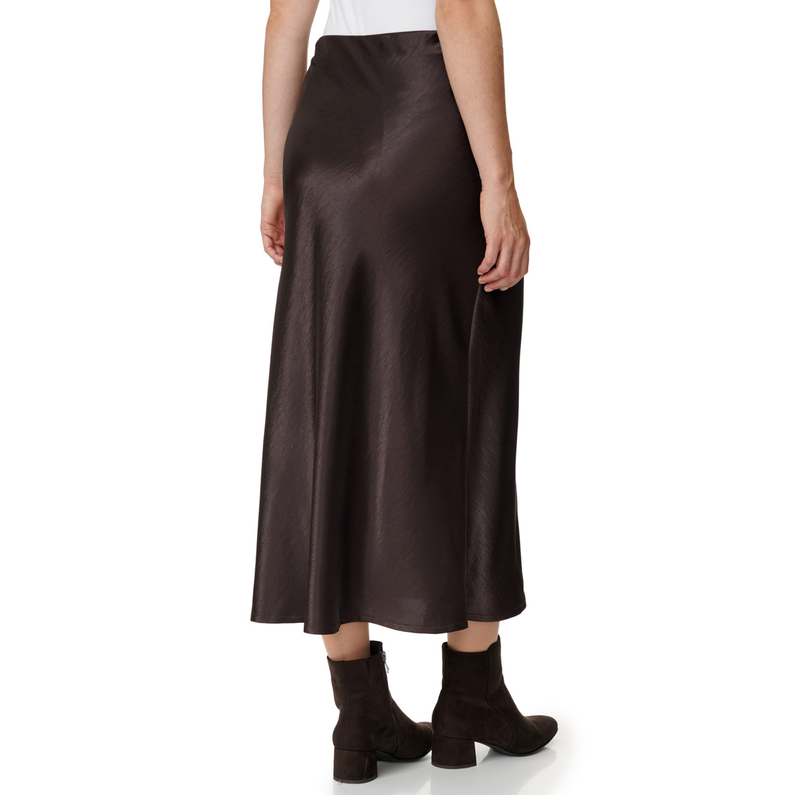Damesrok met glanzende look