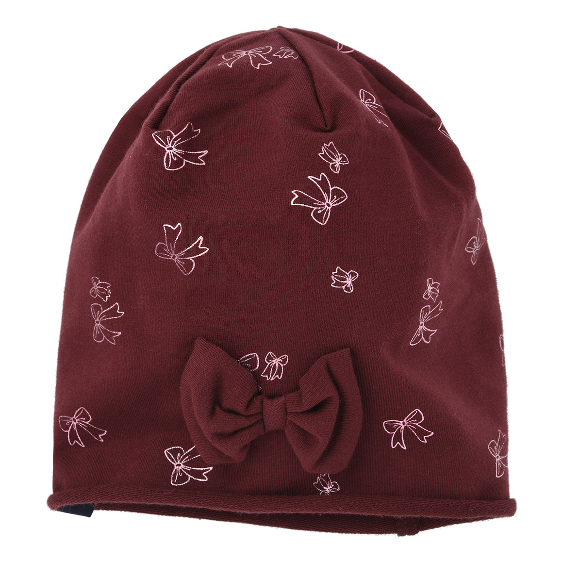 Mädchen Mütze mit Zierschleife