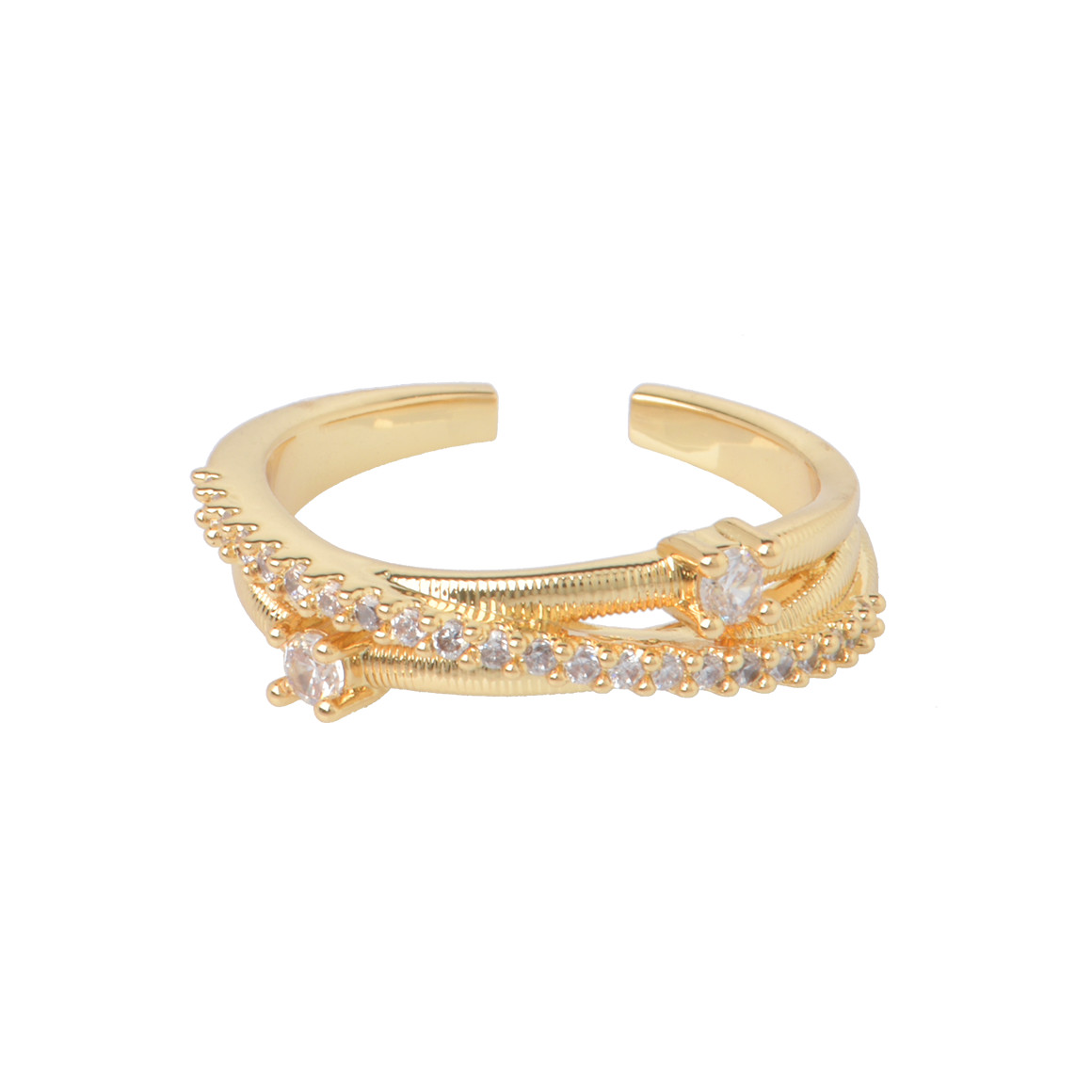 Damen Ring mehrreihig
