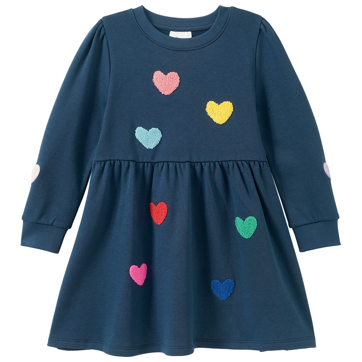 Mädchen Sweatkleid mit Applikationen
