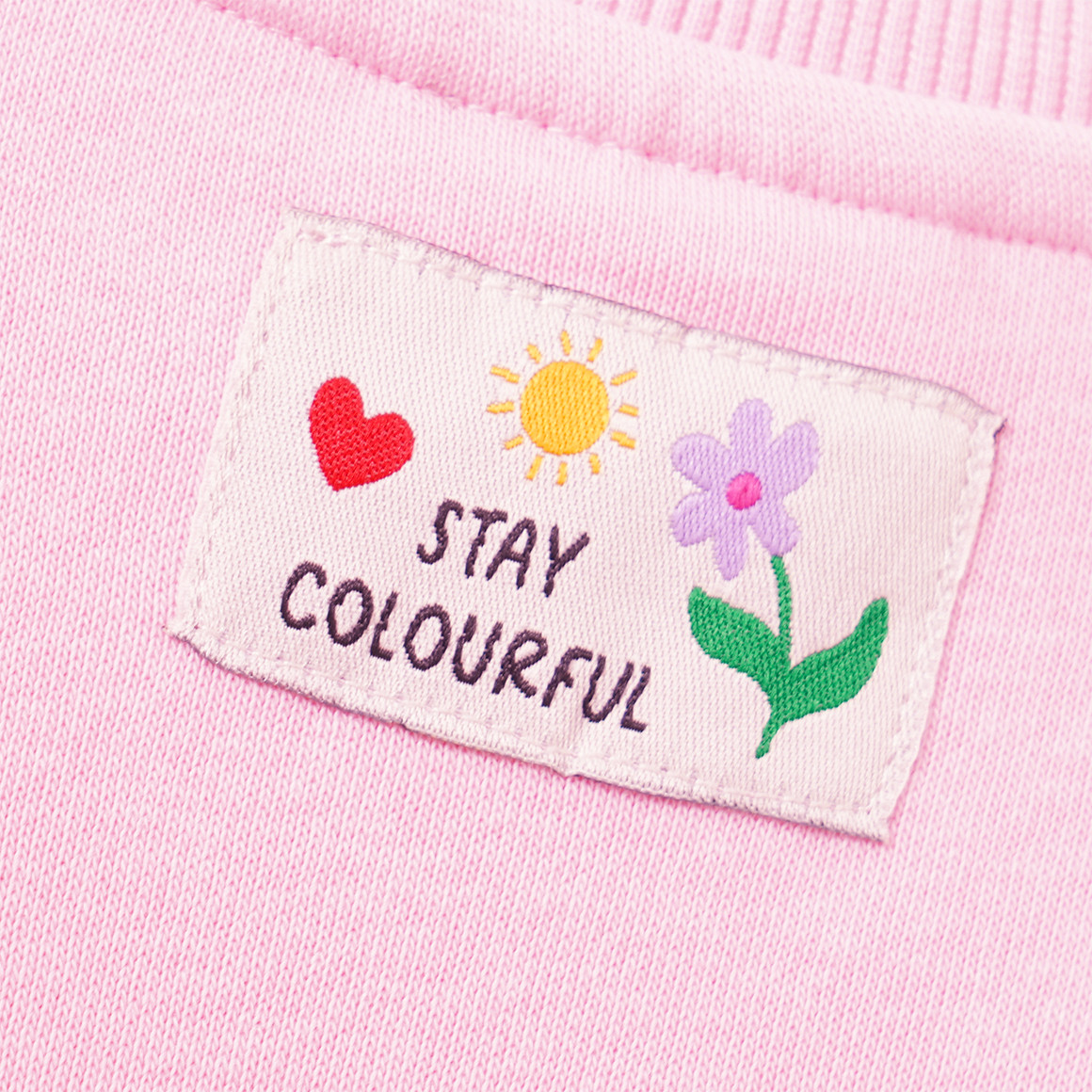 Mädchen Sweatshirt mit Applikationen
