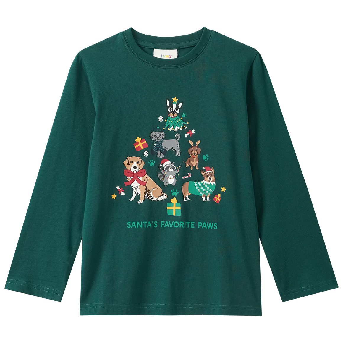 Jungen Weihnachtsshirt mit Print