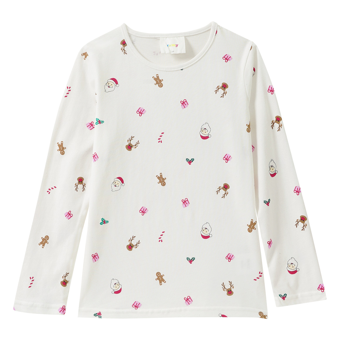 Mädchen Weihnachtsset mit Kleid und Shirt