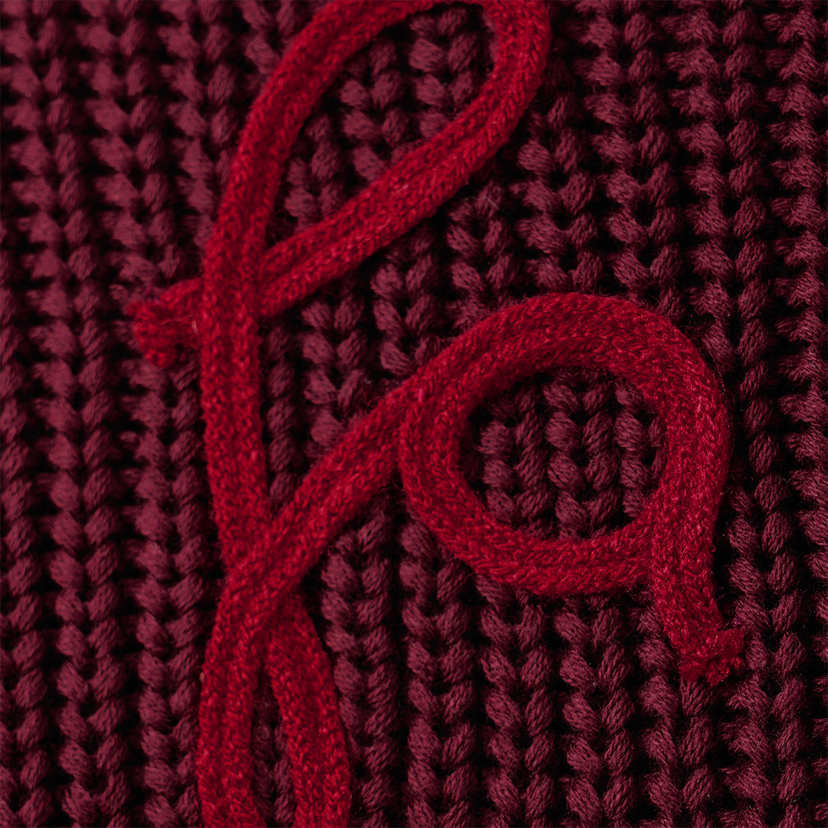 Mädchen Weihnachtsstrickjacke mit Stickerei