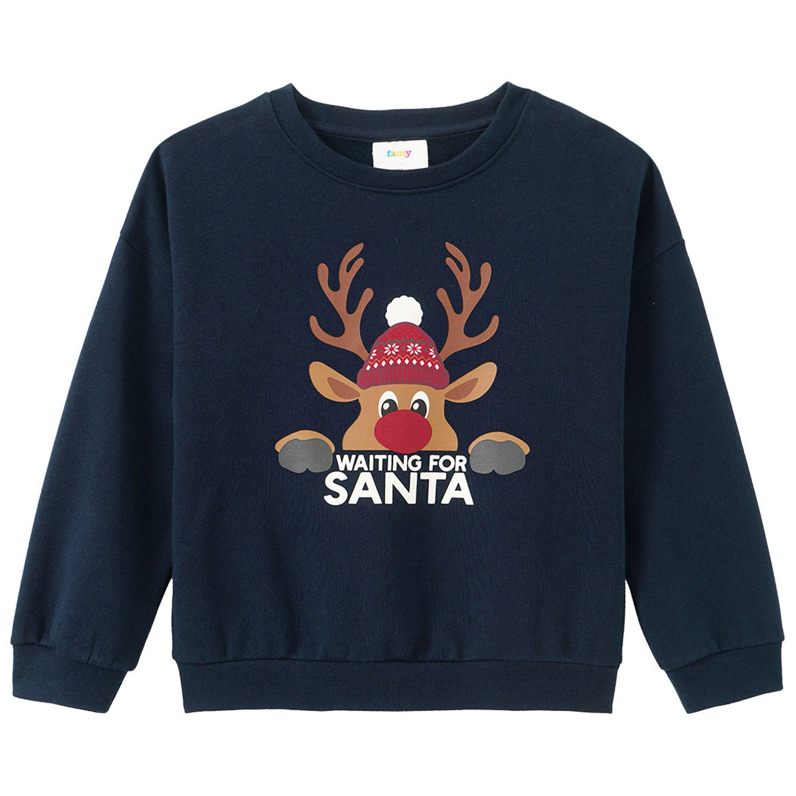 Kinder Weihnachtssweatshirt mit Print