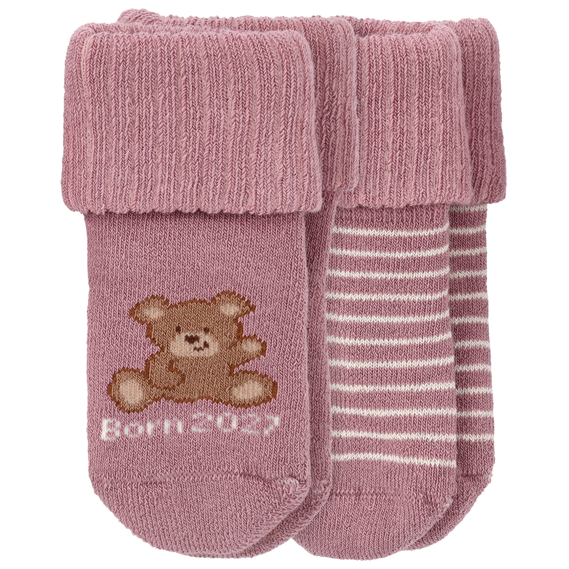 2 Paar Newborn Frottee-Socken Born 2027