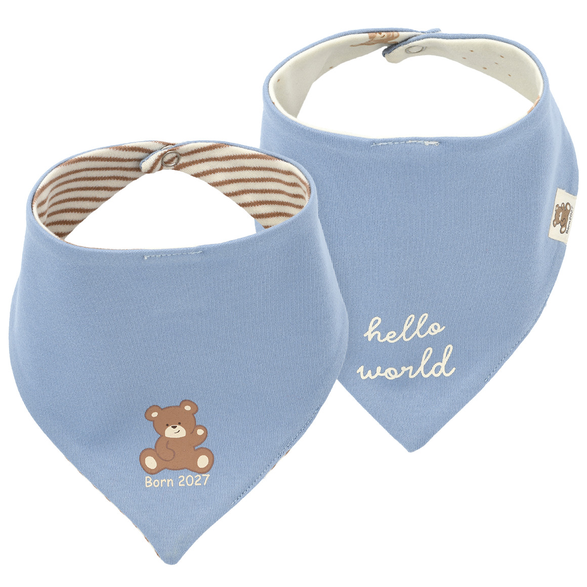 2 Baby Bandanas Born 2027