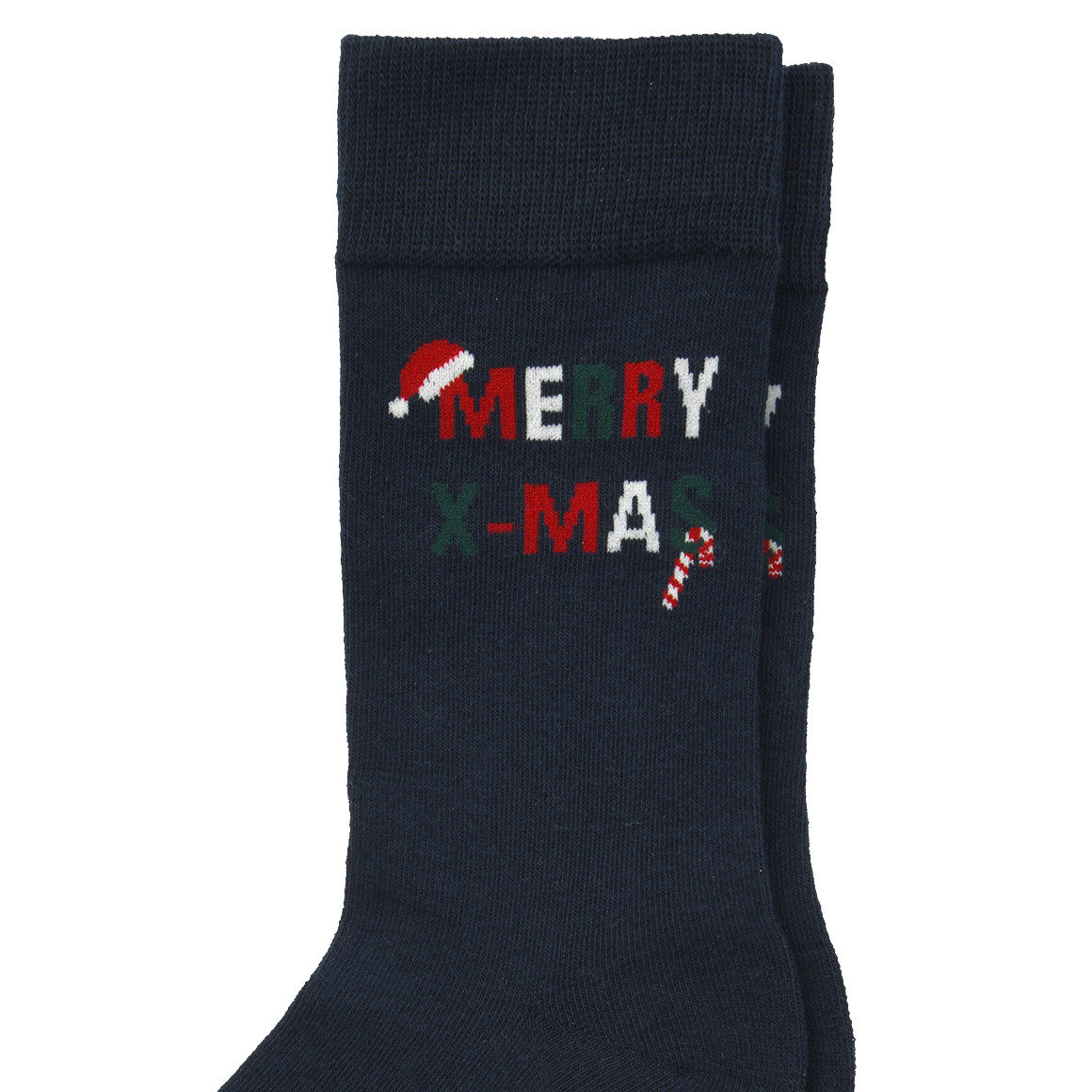 1 Paar Herren Weihnachtssocken mit Schriftzug