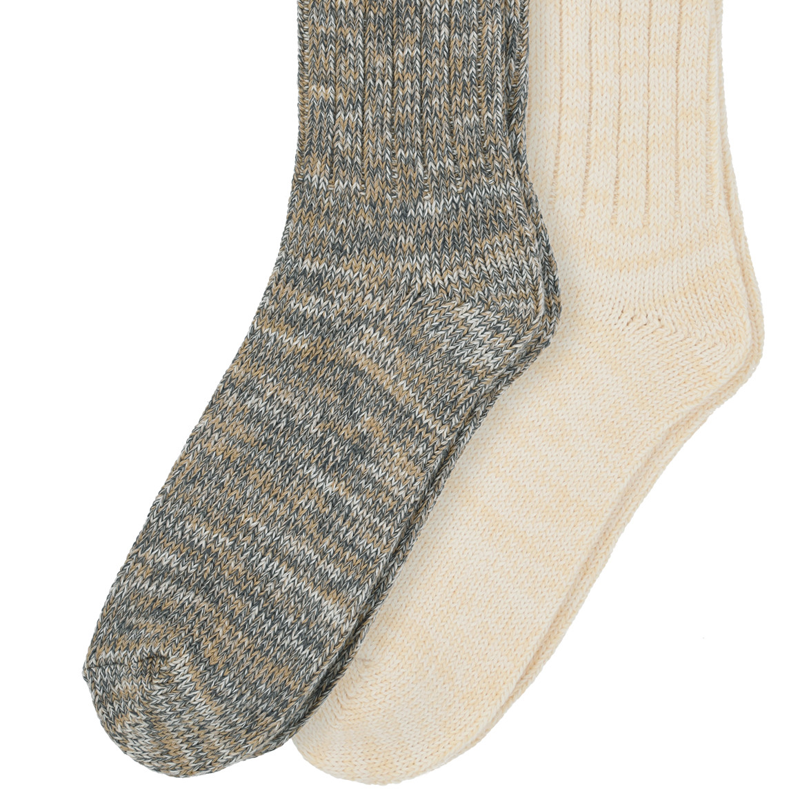2 Paar Herren Socken mit Rippstruktur