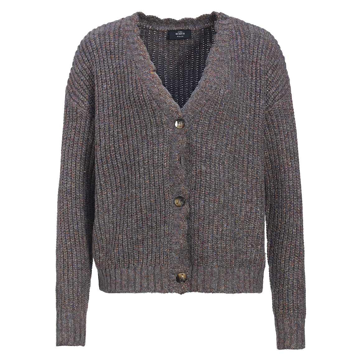 Damesvest met effectgaren