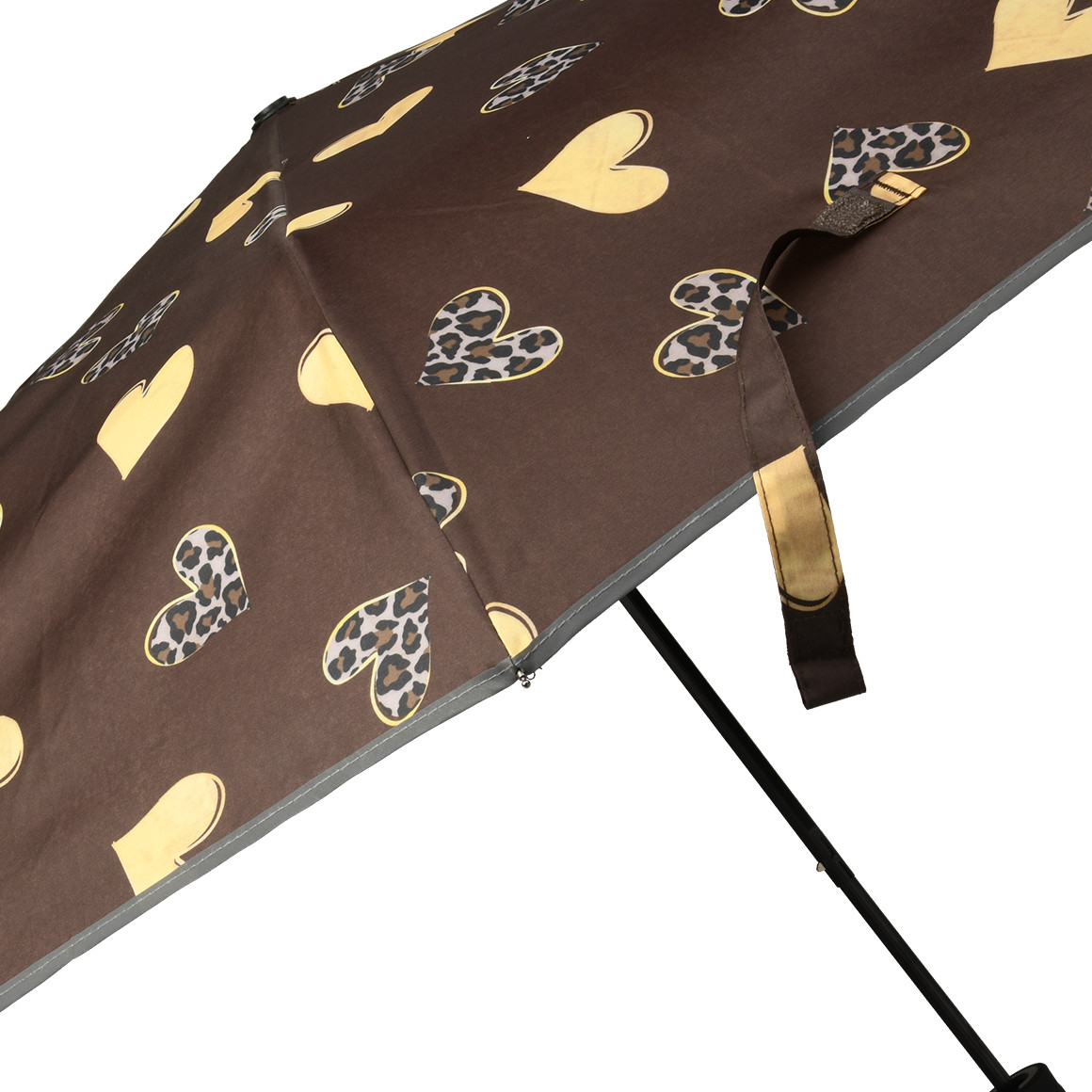 Regenschirm mit Herzchen-Muster