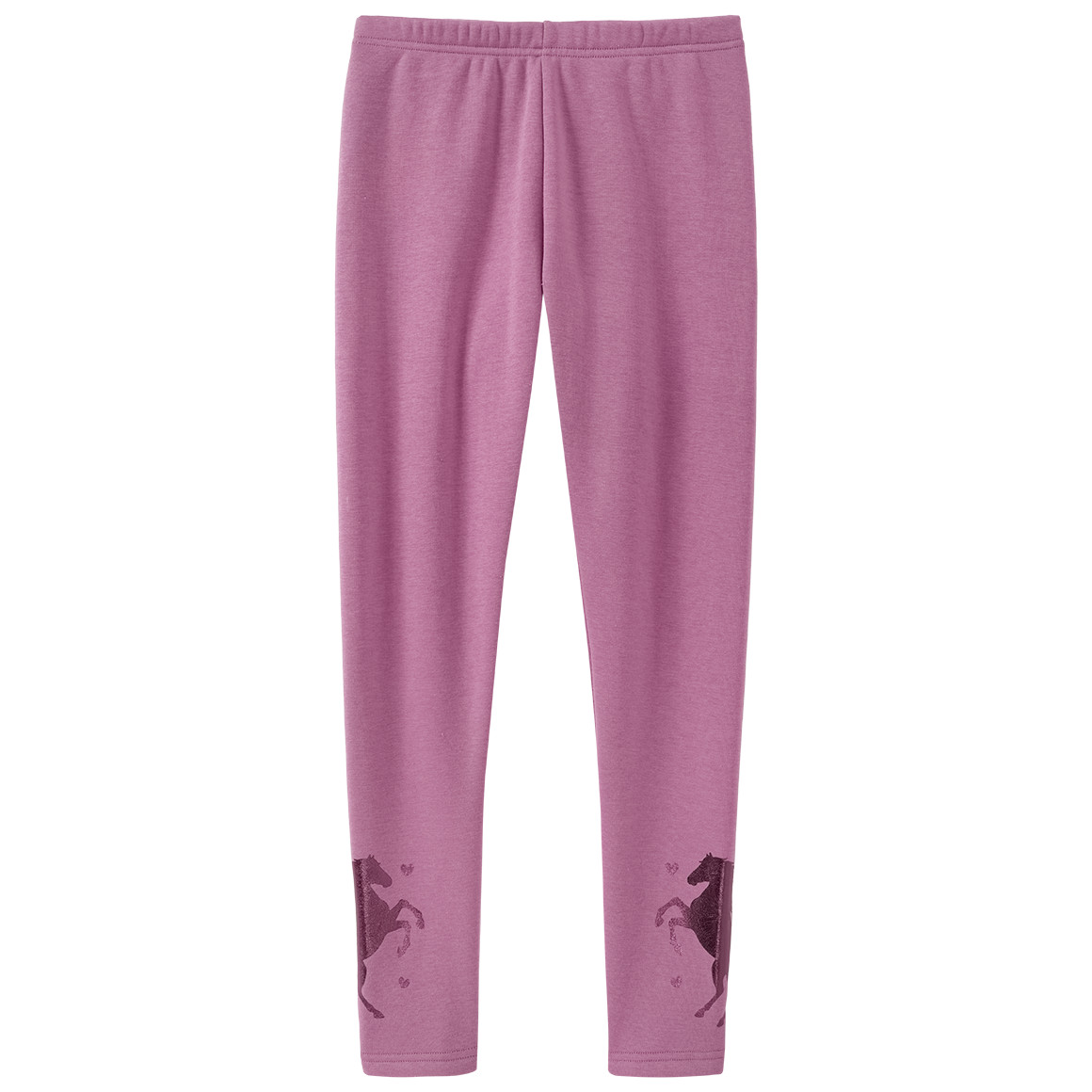 Mädchen Thermo-Leggings mit Pferde-Print