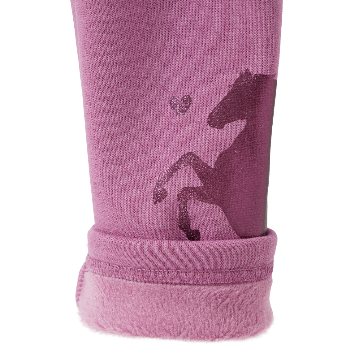 Mädchen Thermo-Leggings mit Pferde-Print