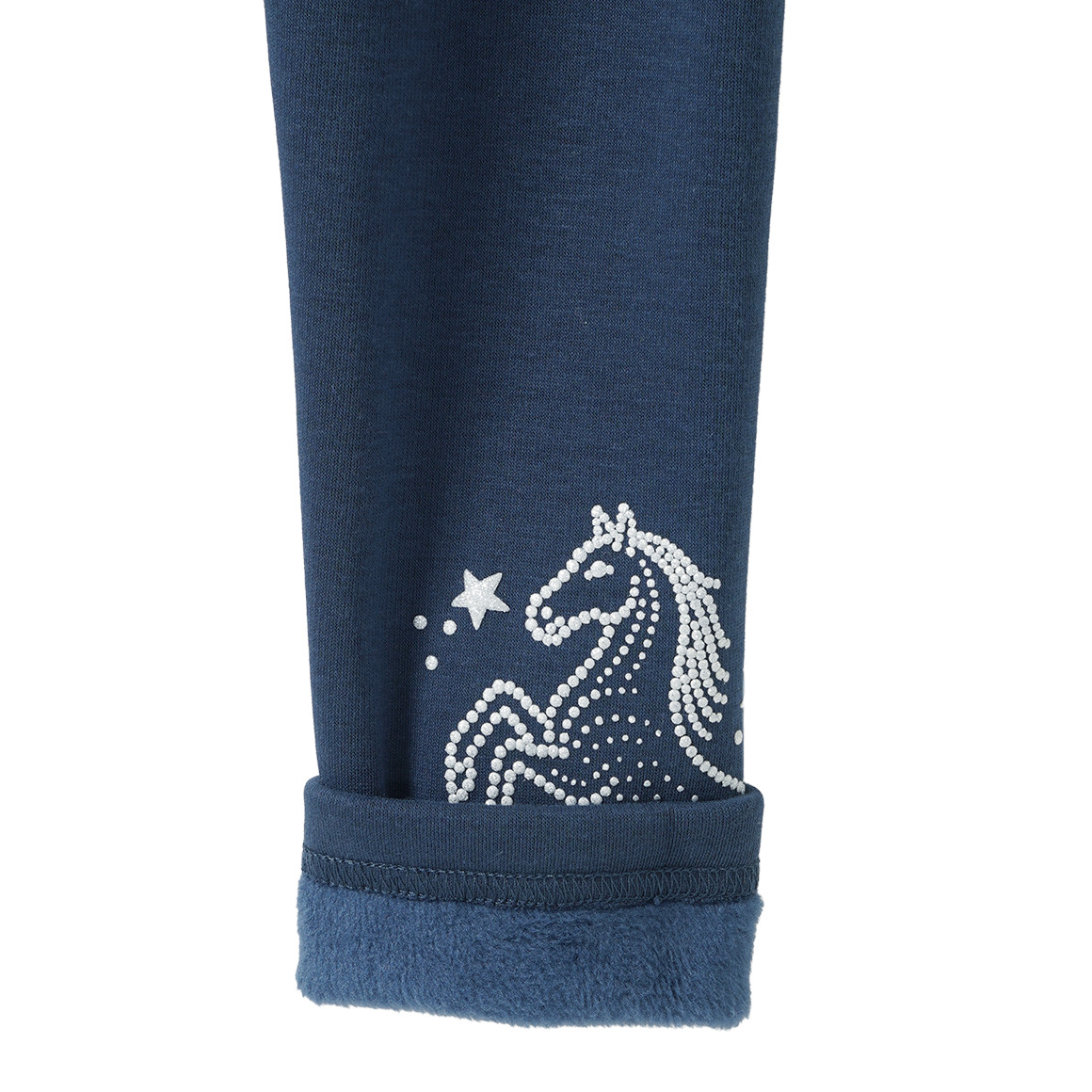 Mädchen Thermo-Leggings mit Pferde-Print