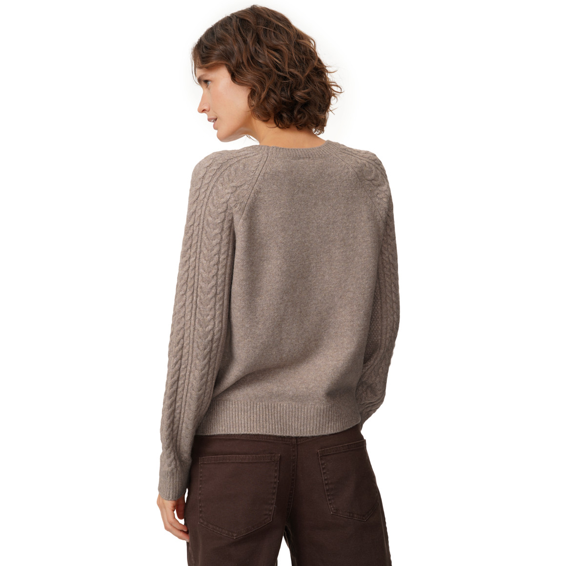 Damen Strickpullover mit Strickmuster