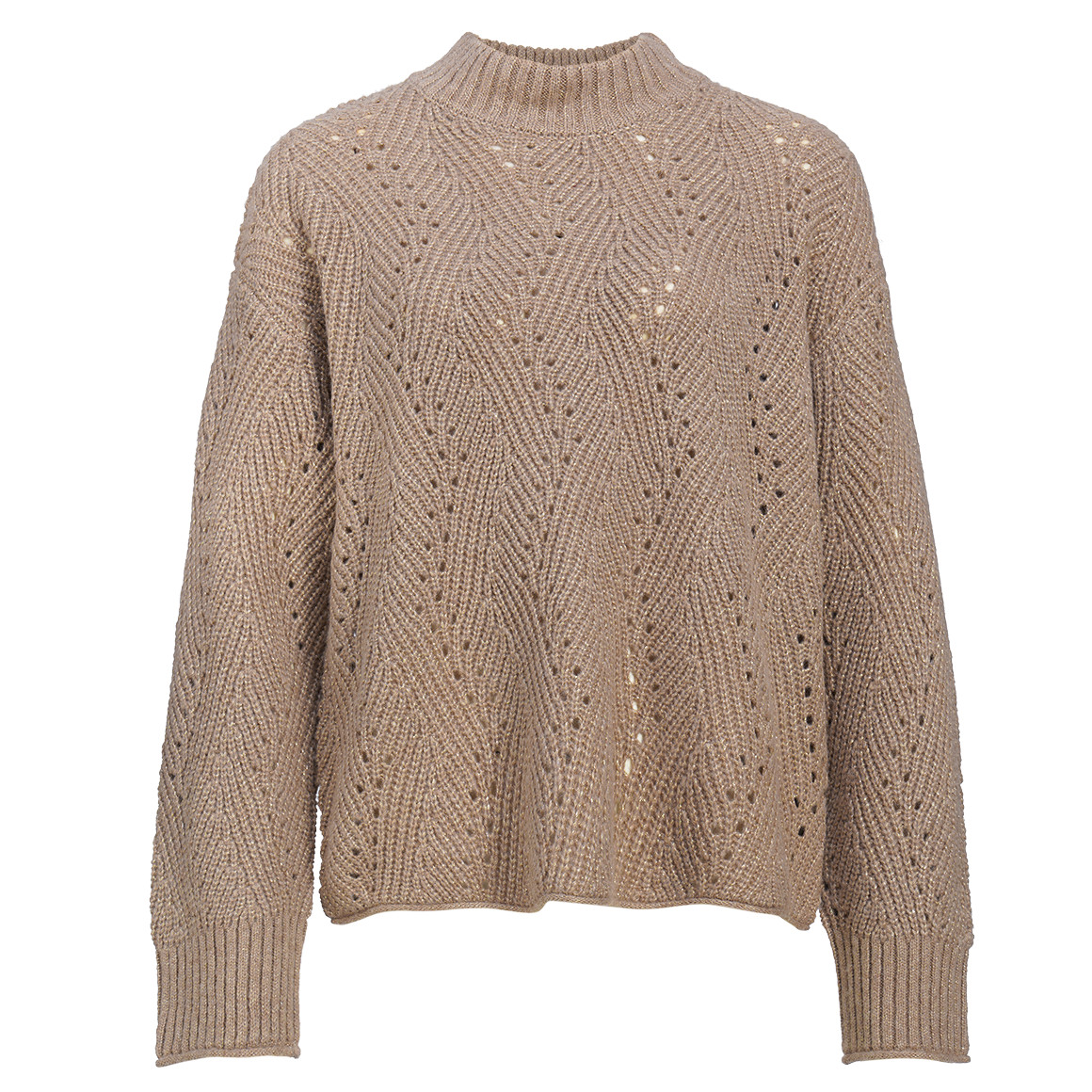Damen Strickpullover mit Effektgarn