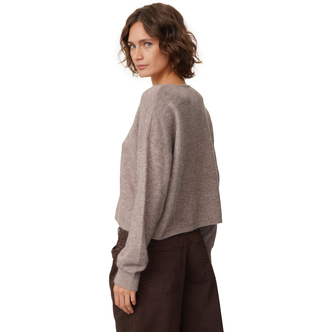 Damen Strickjacke mit Knopfleiste