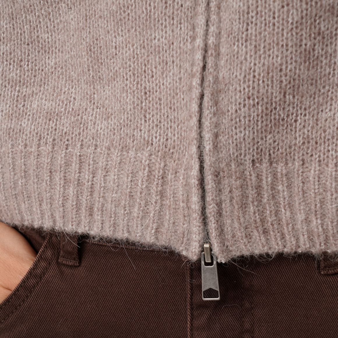 Damesvest met ritssluiting